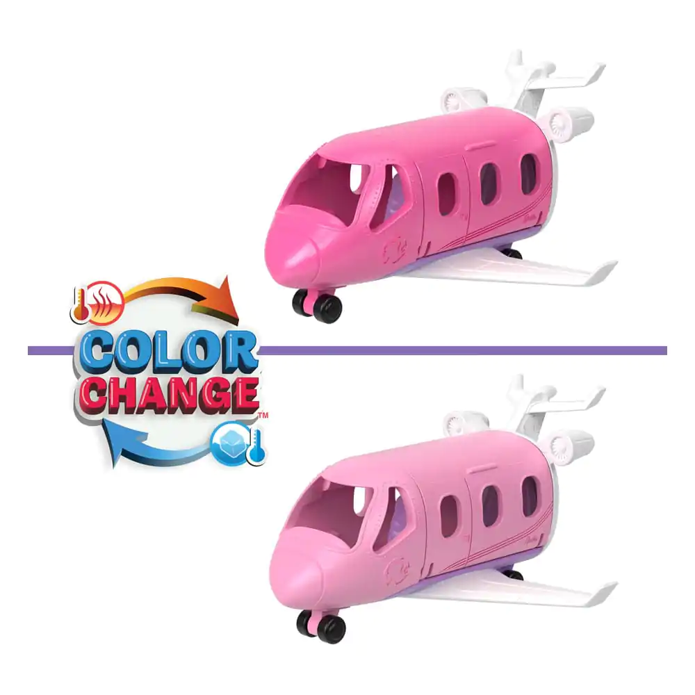 Barbie Mini BarbieLand With Color-Change Pool játék baba és repülő játékkészlet 4 cm termékfotó