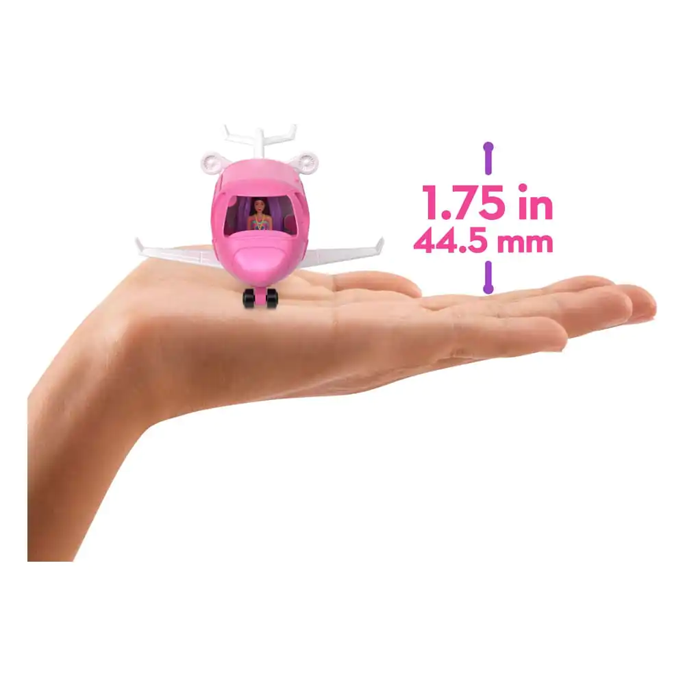 Barbie Mini BarbieLand With Color-Change Pool játék baba és repülő játékkészlet 4 cm termékfotó