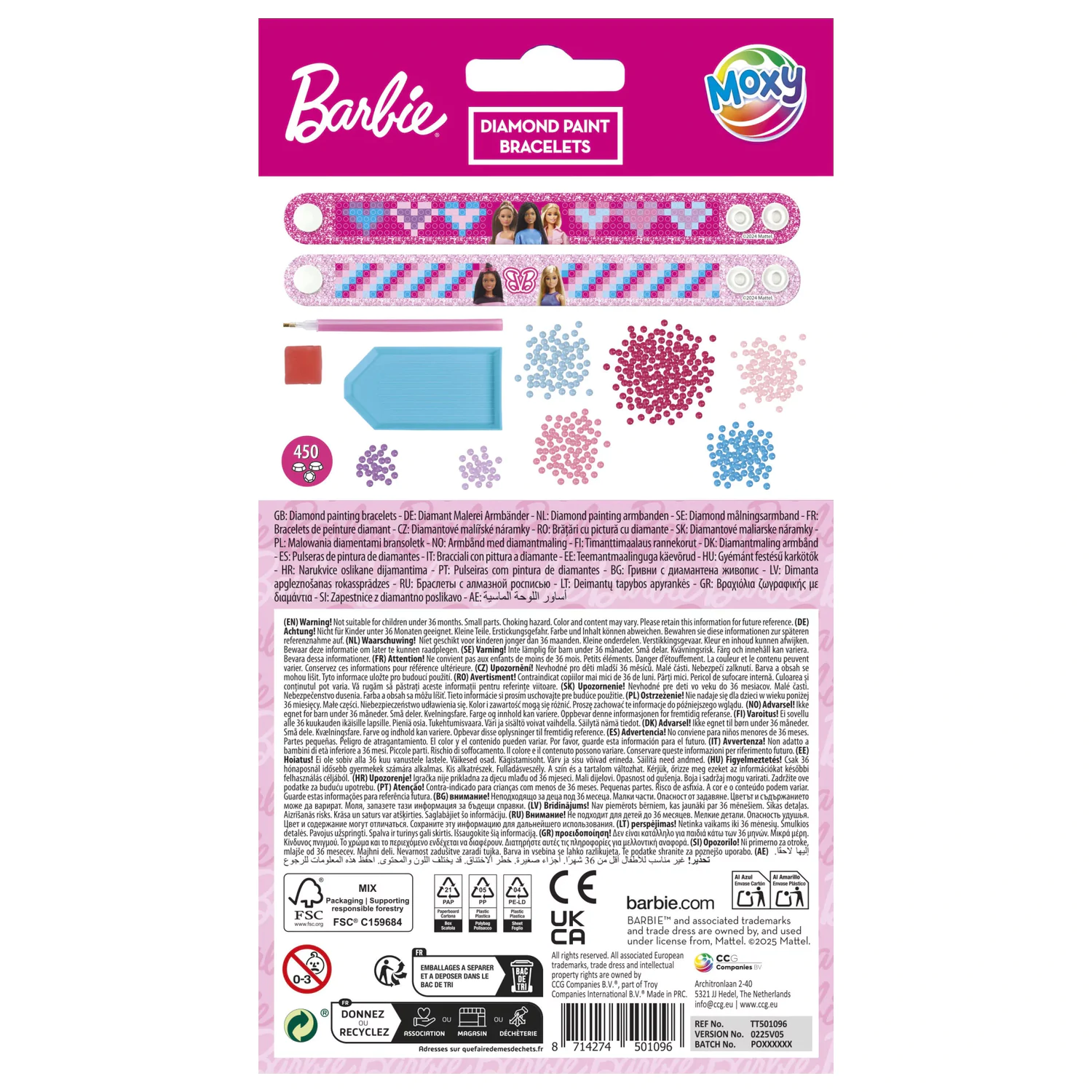 Barbie Moxy gyémántszemes karkötő szett 2 db-os termékfotó