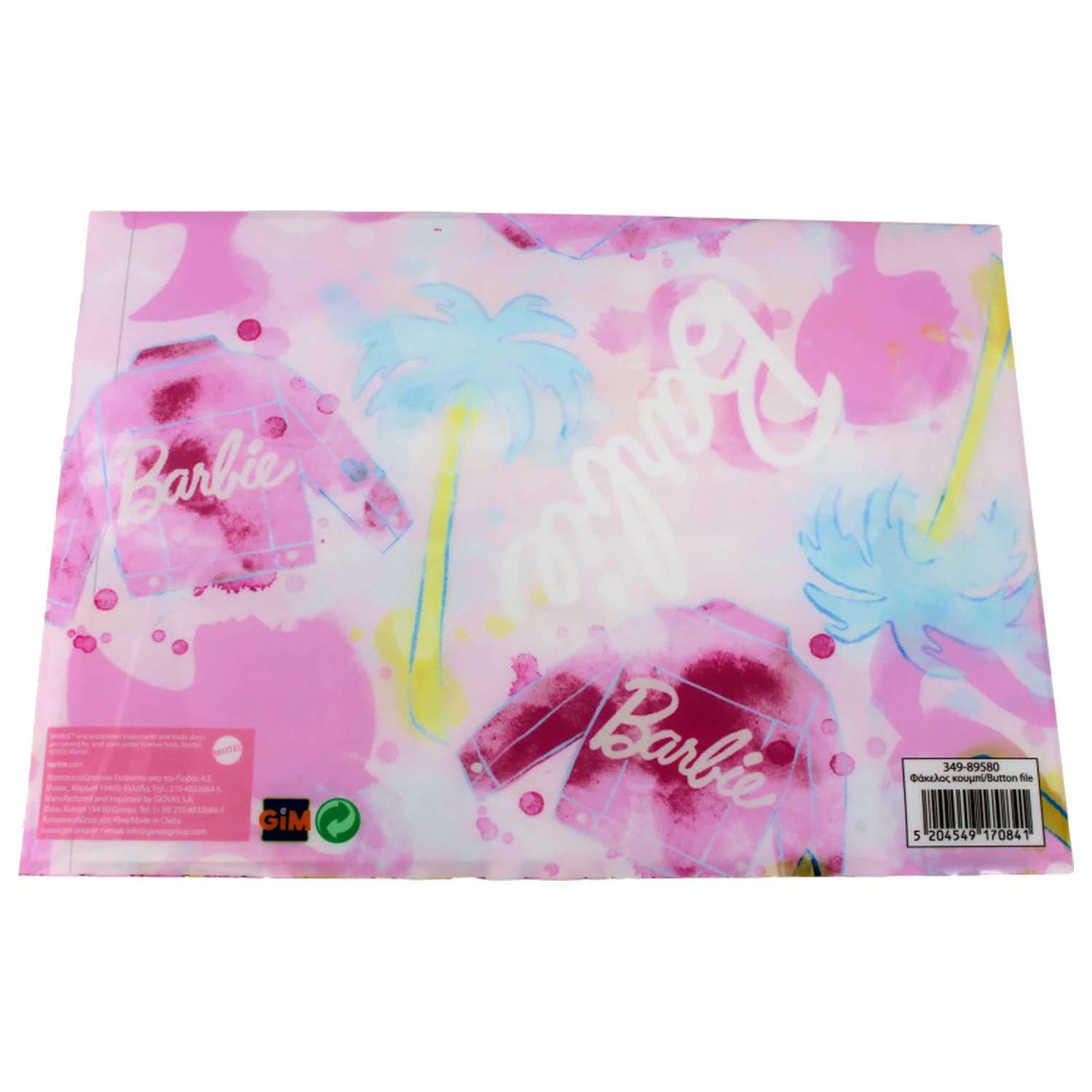 Barbie Paints A/4 irattartó tasak termékfotó