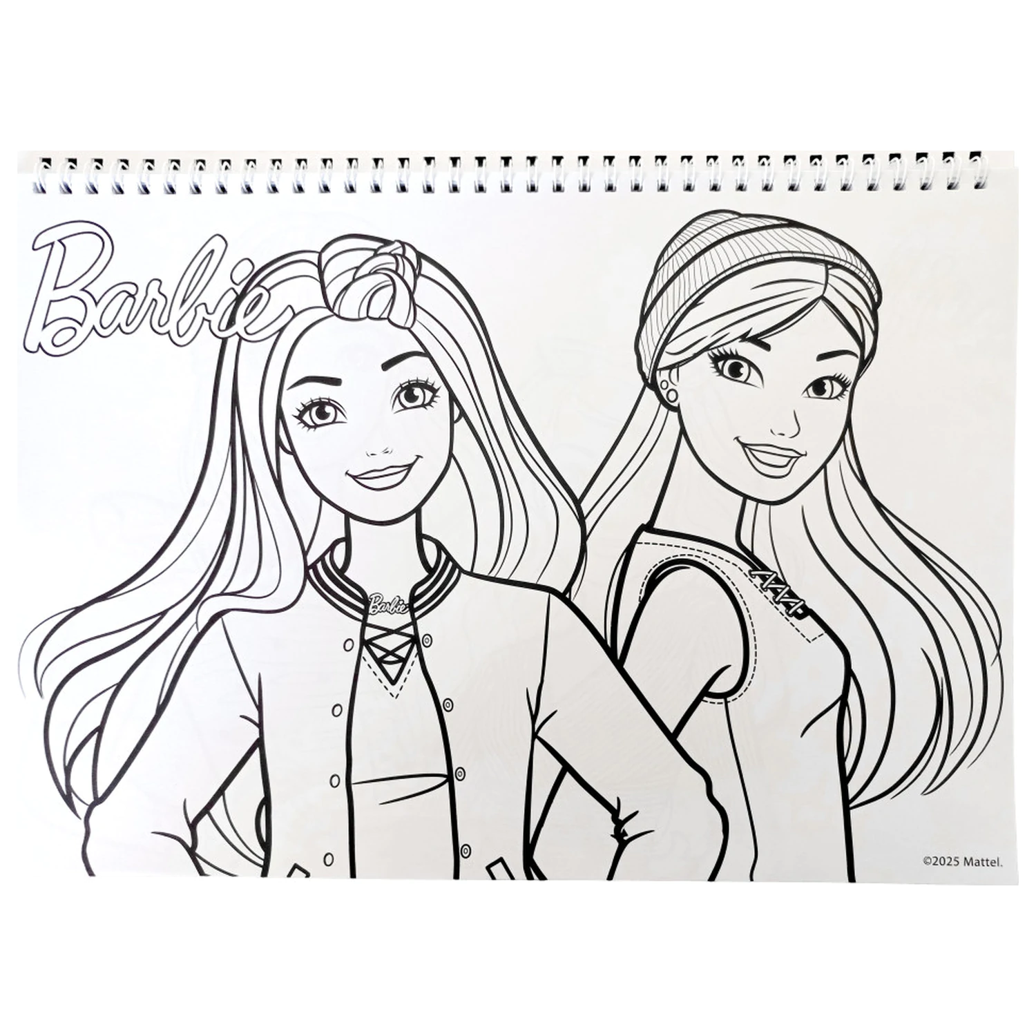 Barbie Paints A/4 spirál vázlatfüzet 40 lapos matricával termékfotó