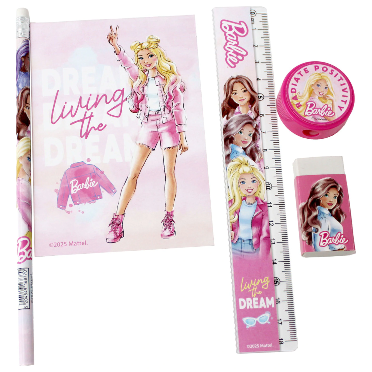 Barbie Paints írószer szett 5 db-os termékfotó