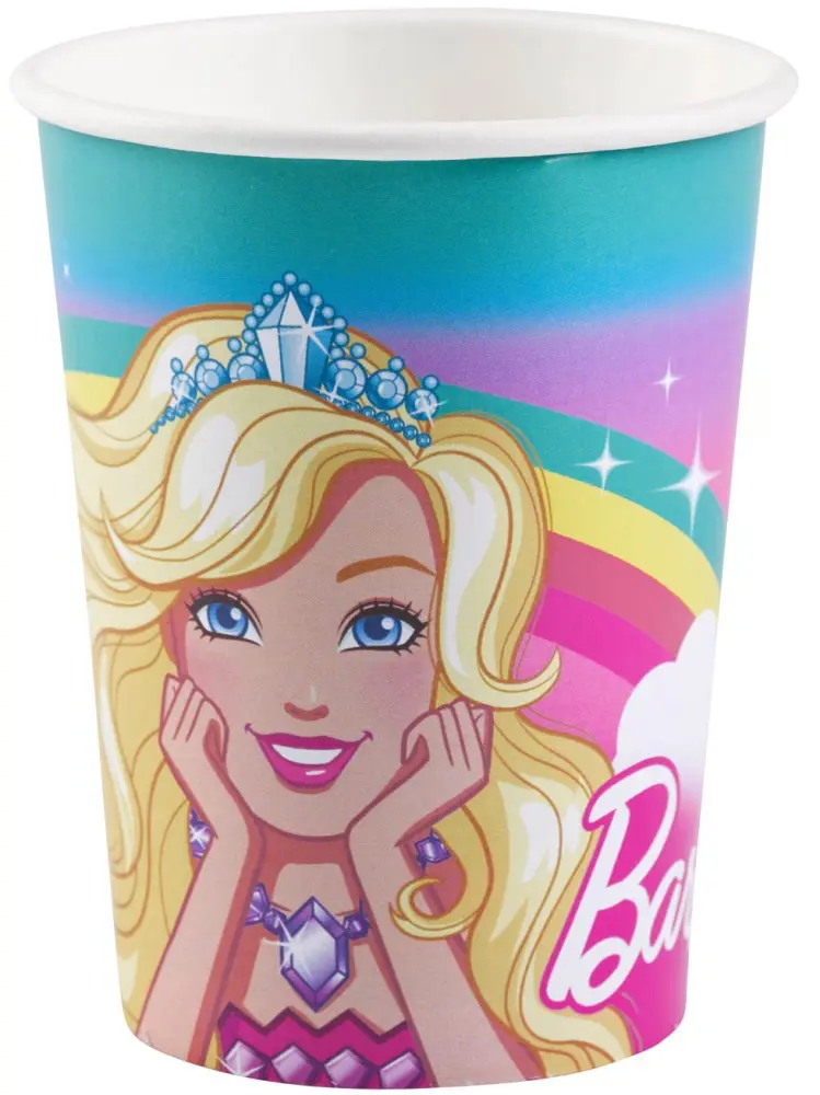 Barbie papír pohár 8 db-os 250 ml termékfotó