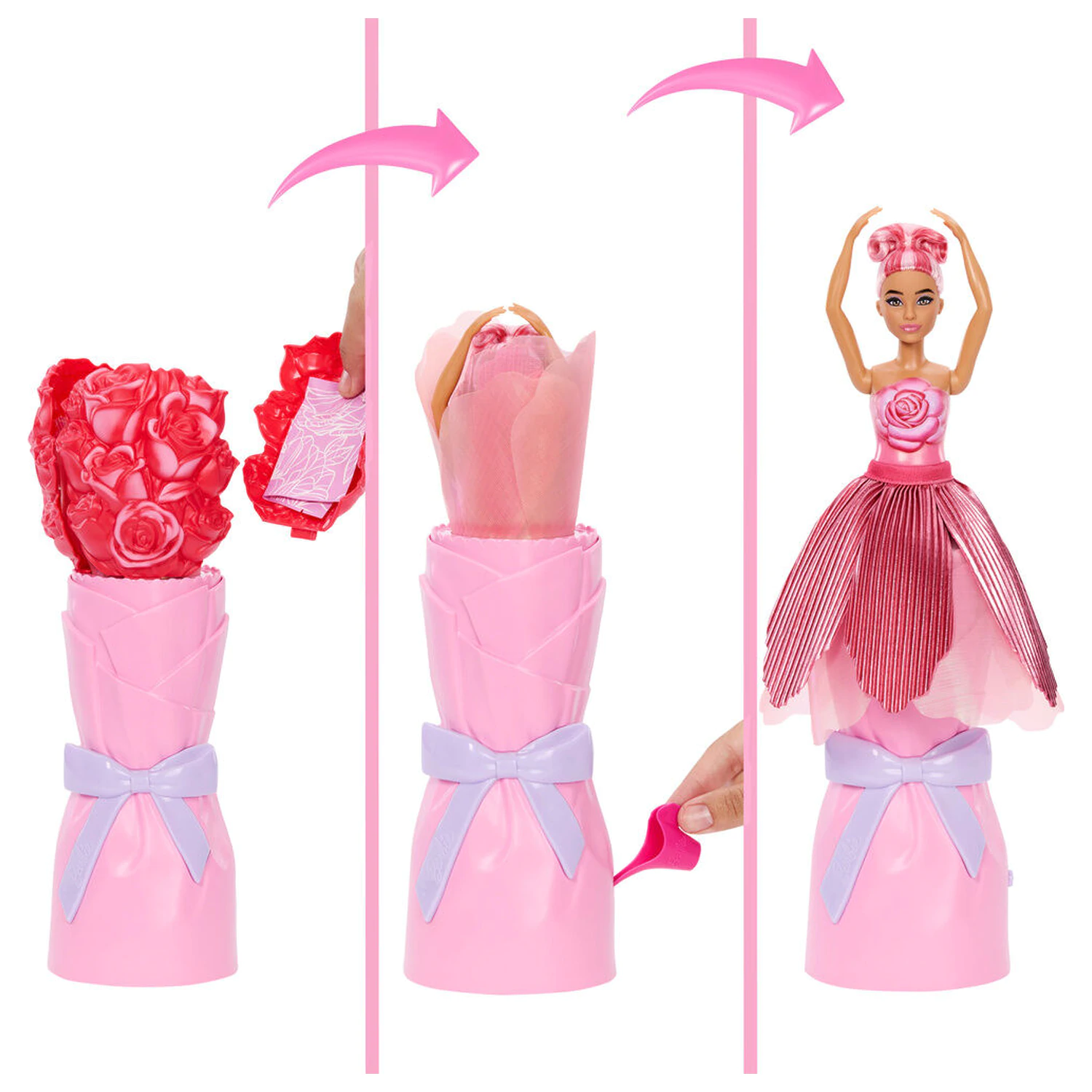 Barbie Petal Pop Red Rose játék baba termékfotó