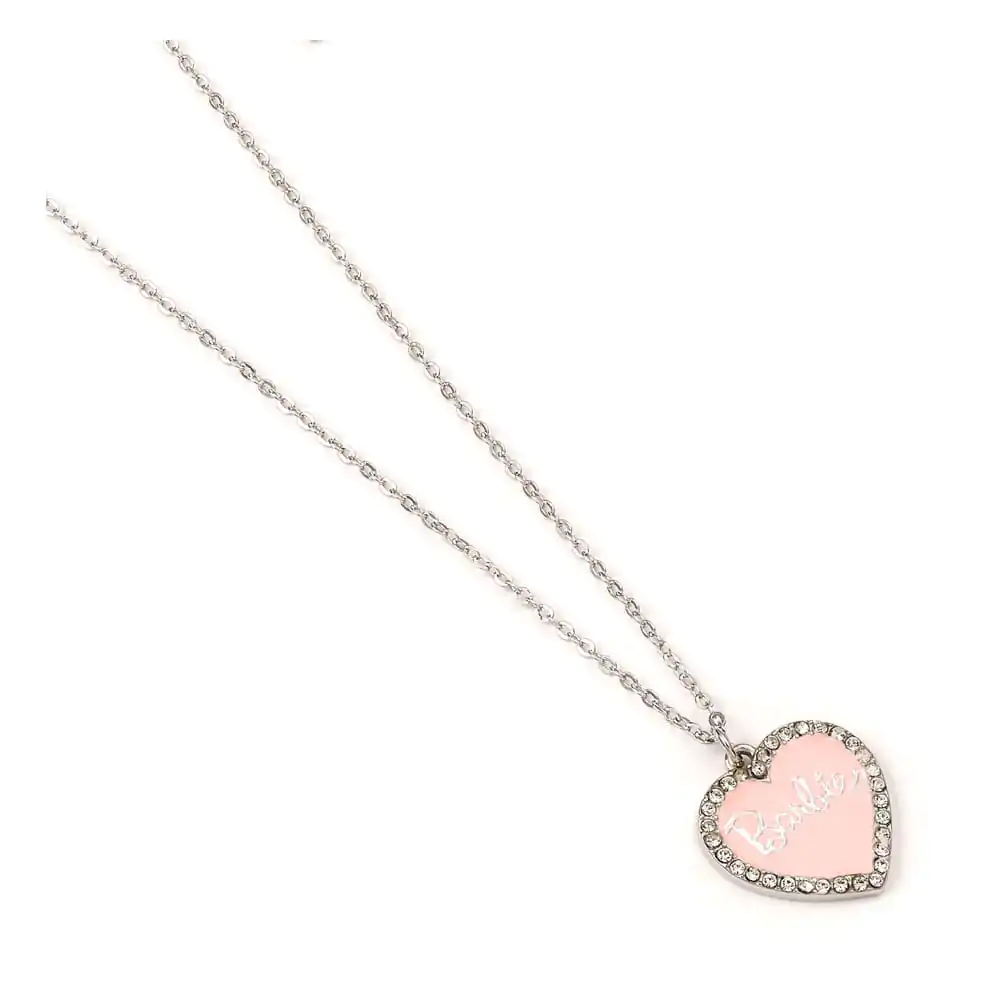 Barbie Pink Heart Crystal függő és nyaklánc termékfotó