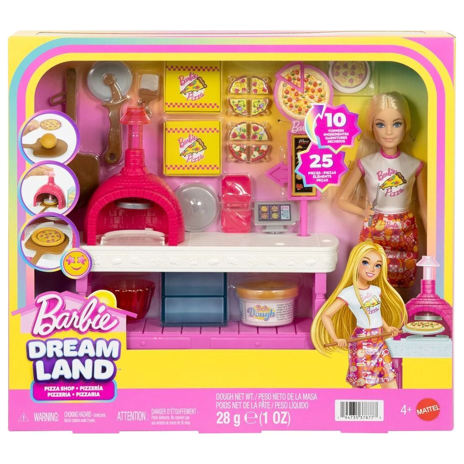 Barbie Pizza Chef játék baba termékfotó
