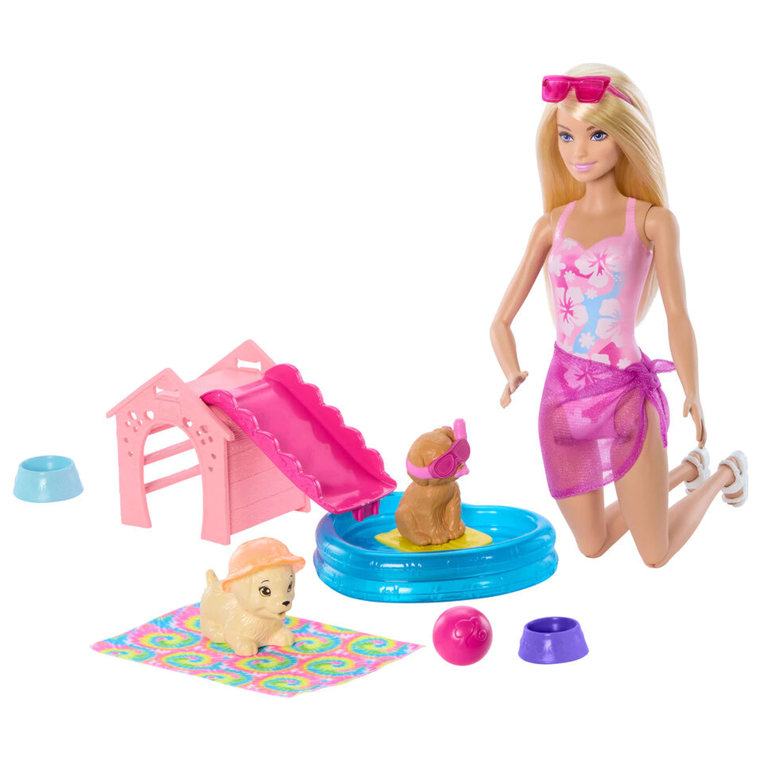 Barbie Pool puppies játék baba termékfotó