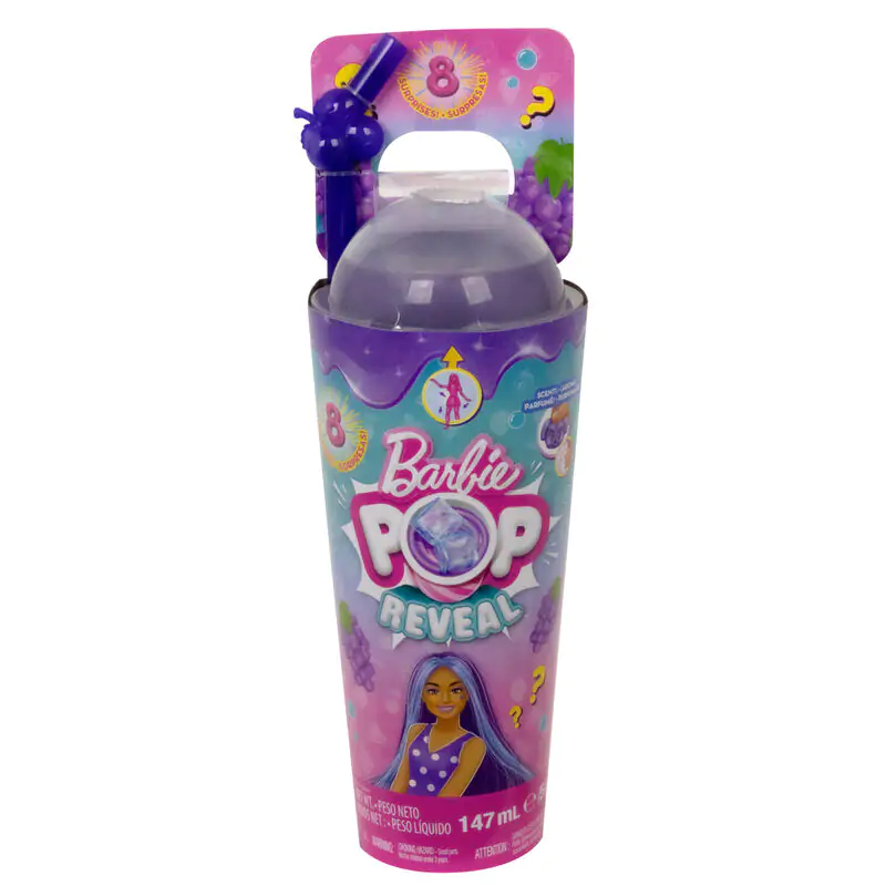 Barbie Pop! Reveal Fruit Series Grapes játék baba termékfotó