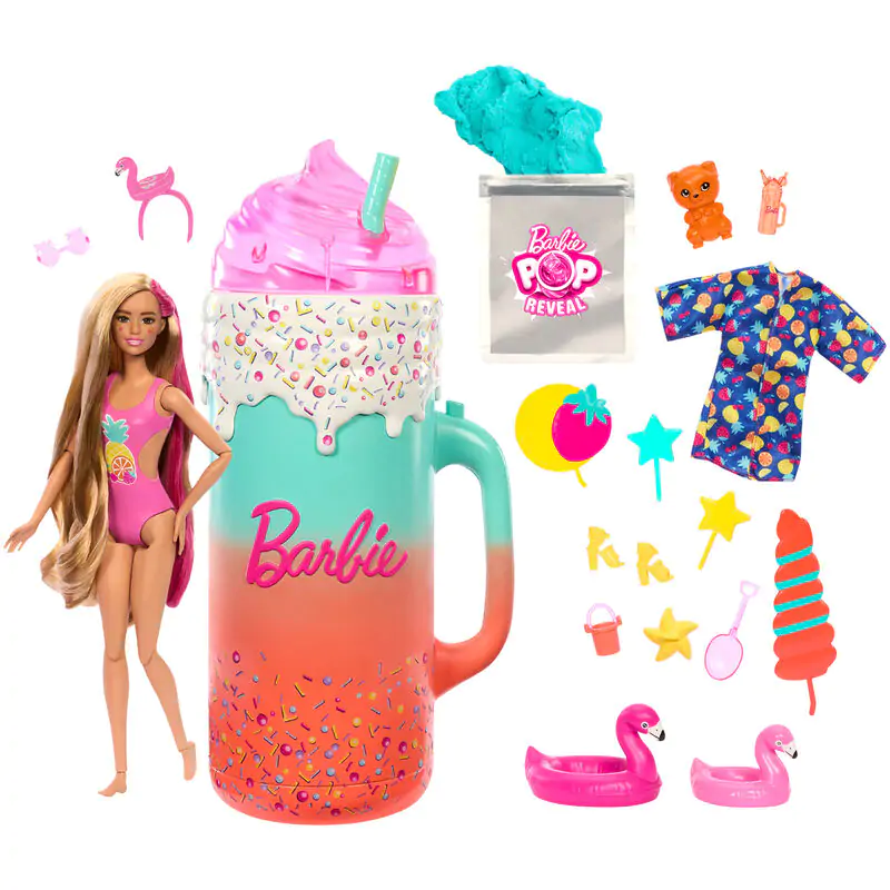 Barbie Pop! Reveal Fruit Series Smothie Tropical játék baba termékfotó