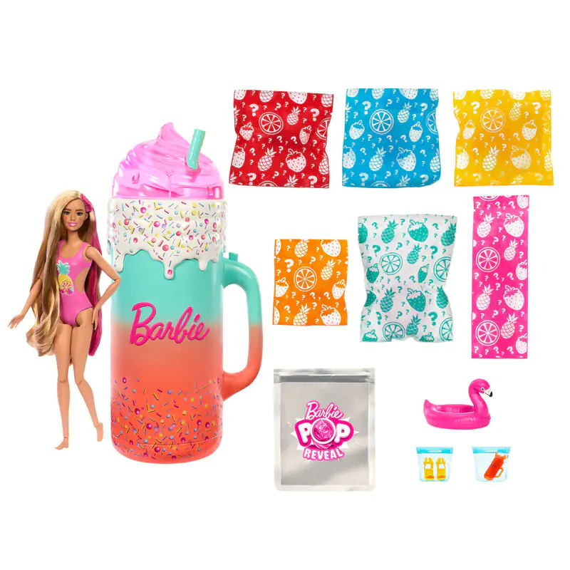 Barbie Pop! Reveal Fruit Series Smothie Tropical játék baba termékfotó