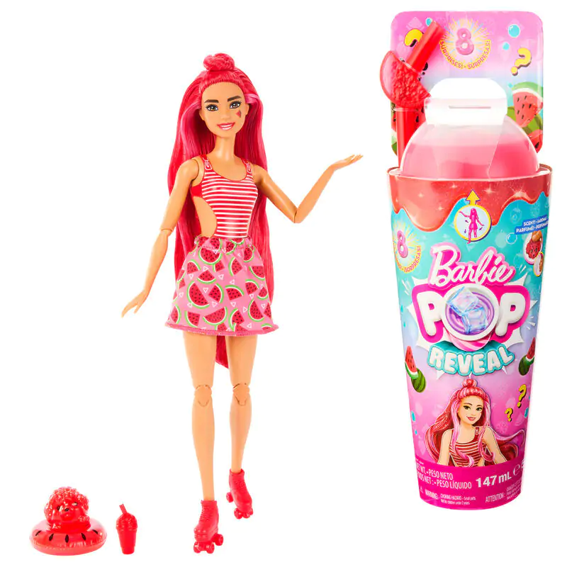 Barbie Pop! Reveal Fruit Series Watermelon játék baba termékfotó