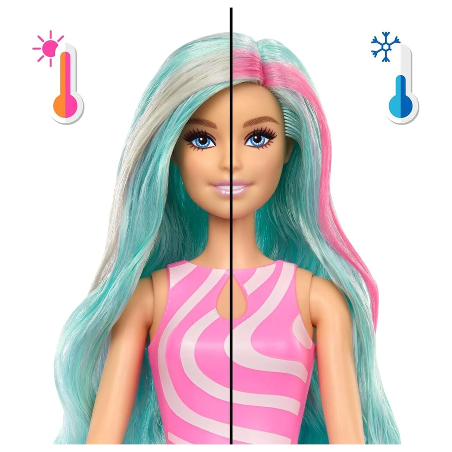 Barbie Pop Reveal Sea Breeze Blue Cup játék baba termékfotó