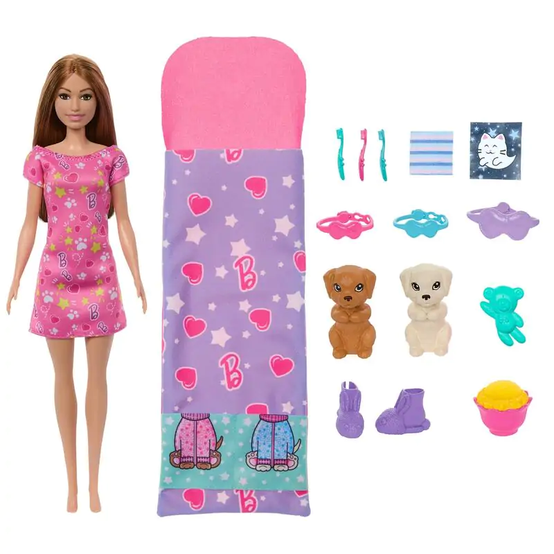 Barbie Puppy Sleepover játék baba termékfotó