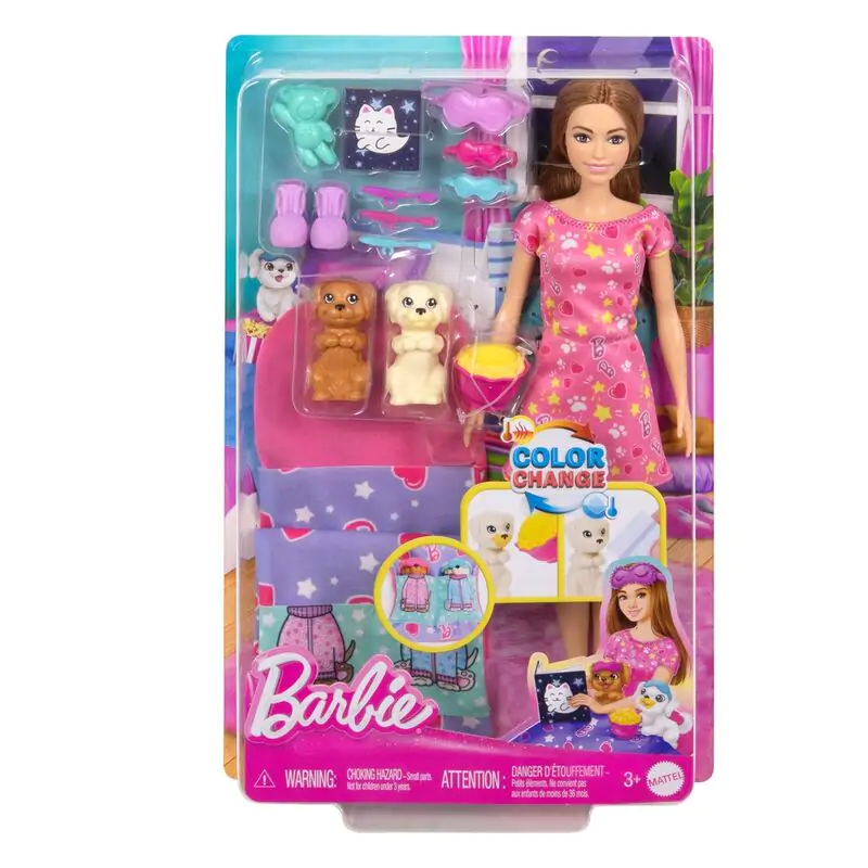 Barbie Puppy Sleepover játék baba termékfotó