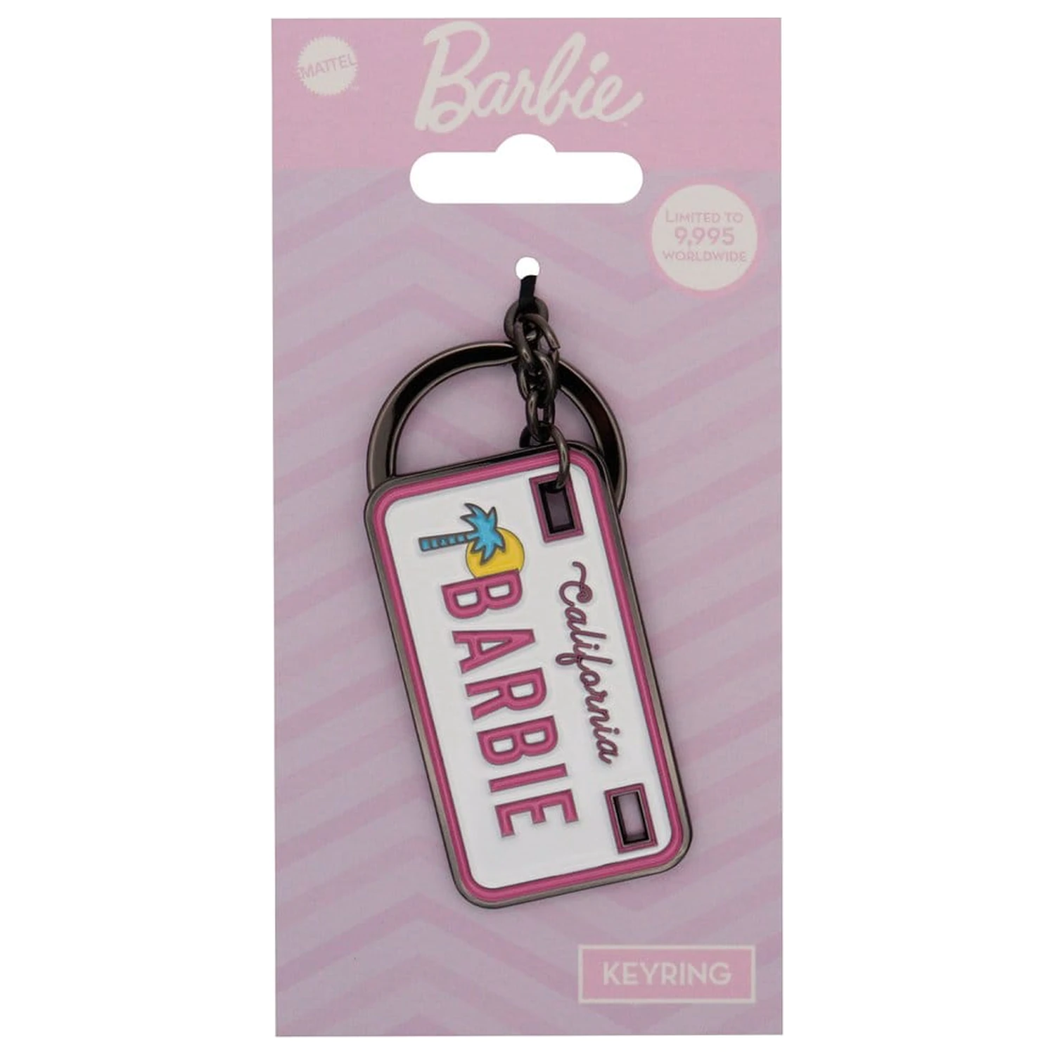 Barbie rendszámtábla replika kulcstartó Limitált kiadás termékfotó