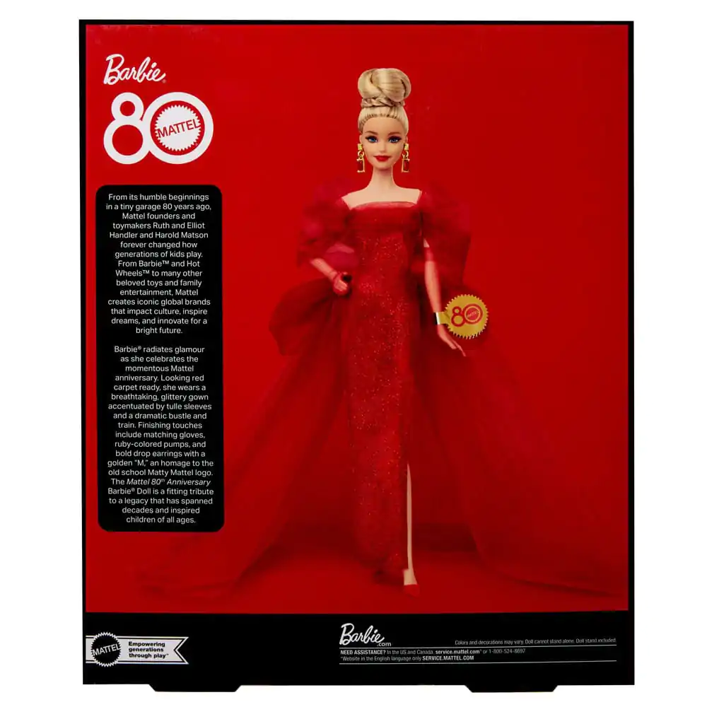 Barbie Signature 80th Anniversary Blonde játék baba termékfotó
