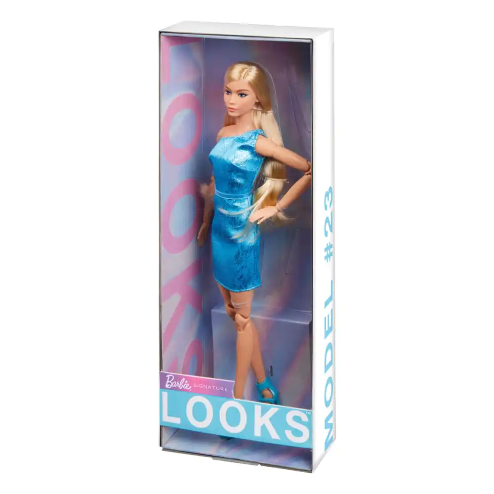 Barbie Signature Barbie Looks Doll Model #23 Blonde, Blue Dress termékfotó