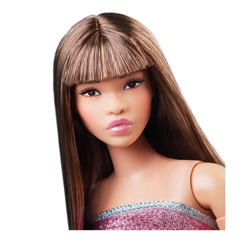 Barbie Signature Barbie Looks Doll Model #24 Curvy, Pink Mini Dress figura termékfotó