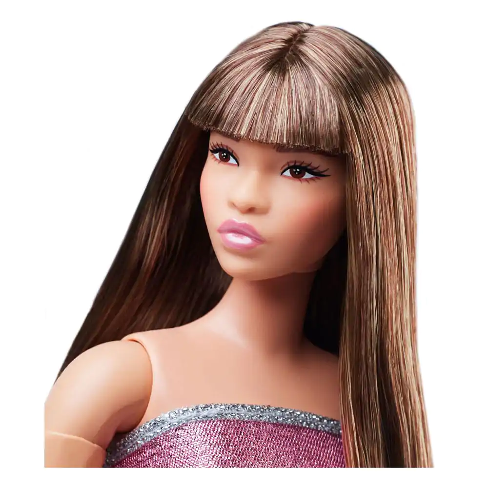 Barbie Signature Barbie Looks Doll Model #24 Curvy, Pink Mini Dress figura termékfotó