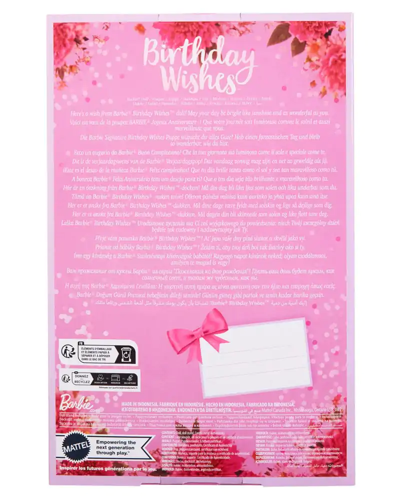Barbie Signature Doll Birthday Wishes Barbie termékfotó