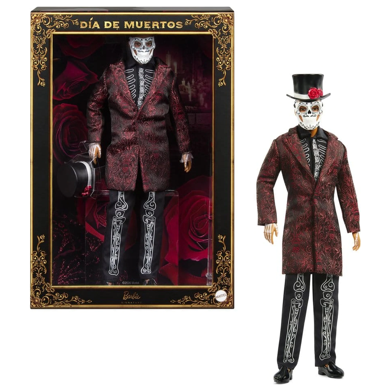 Barbie Signature Doll Día De Muertos Ken játék baba termékfotó