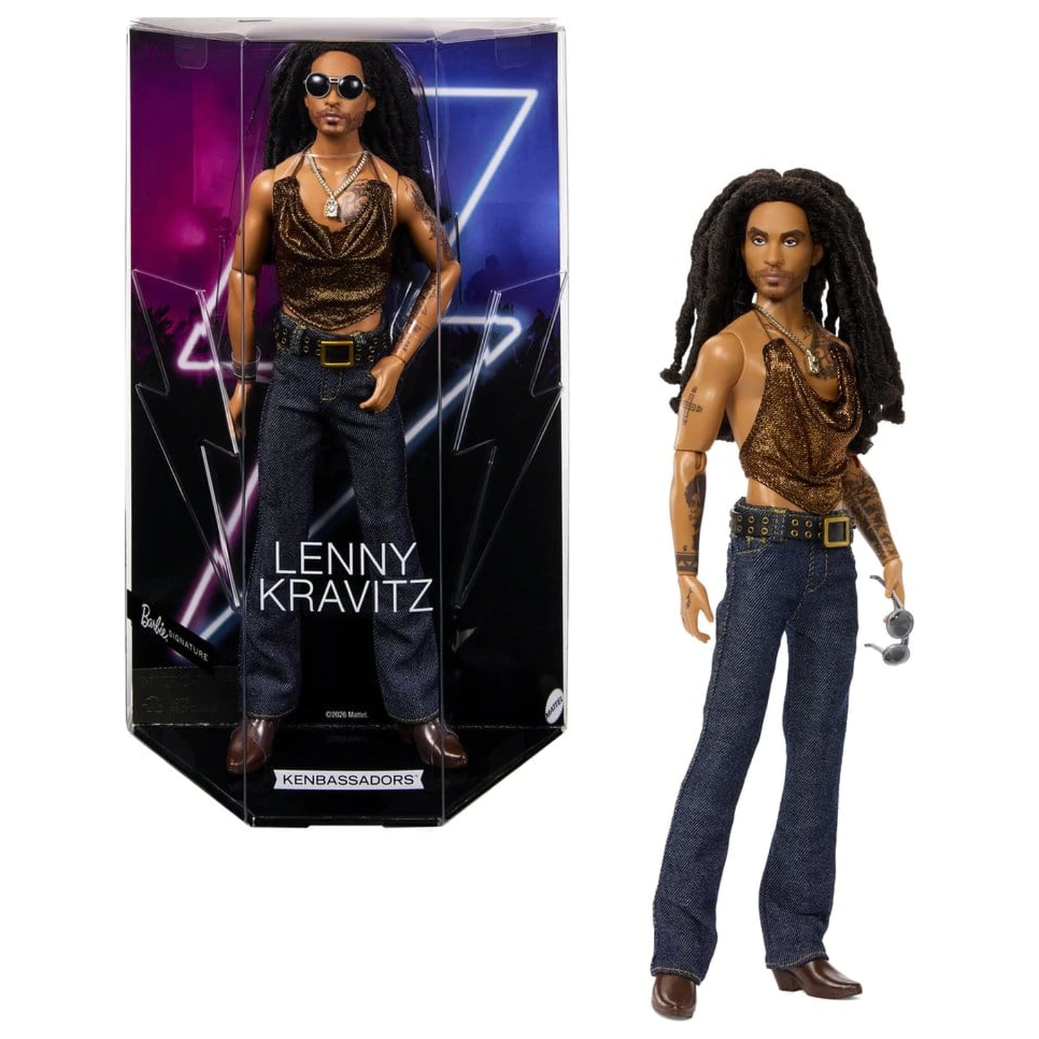 Barbie Signature Doll Kenbassadors: Lenny Kravitz játék baba termékfotó