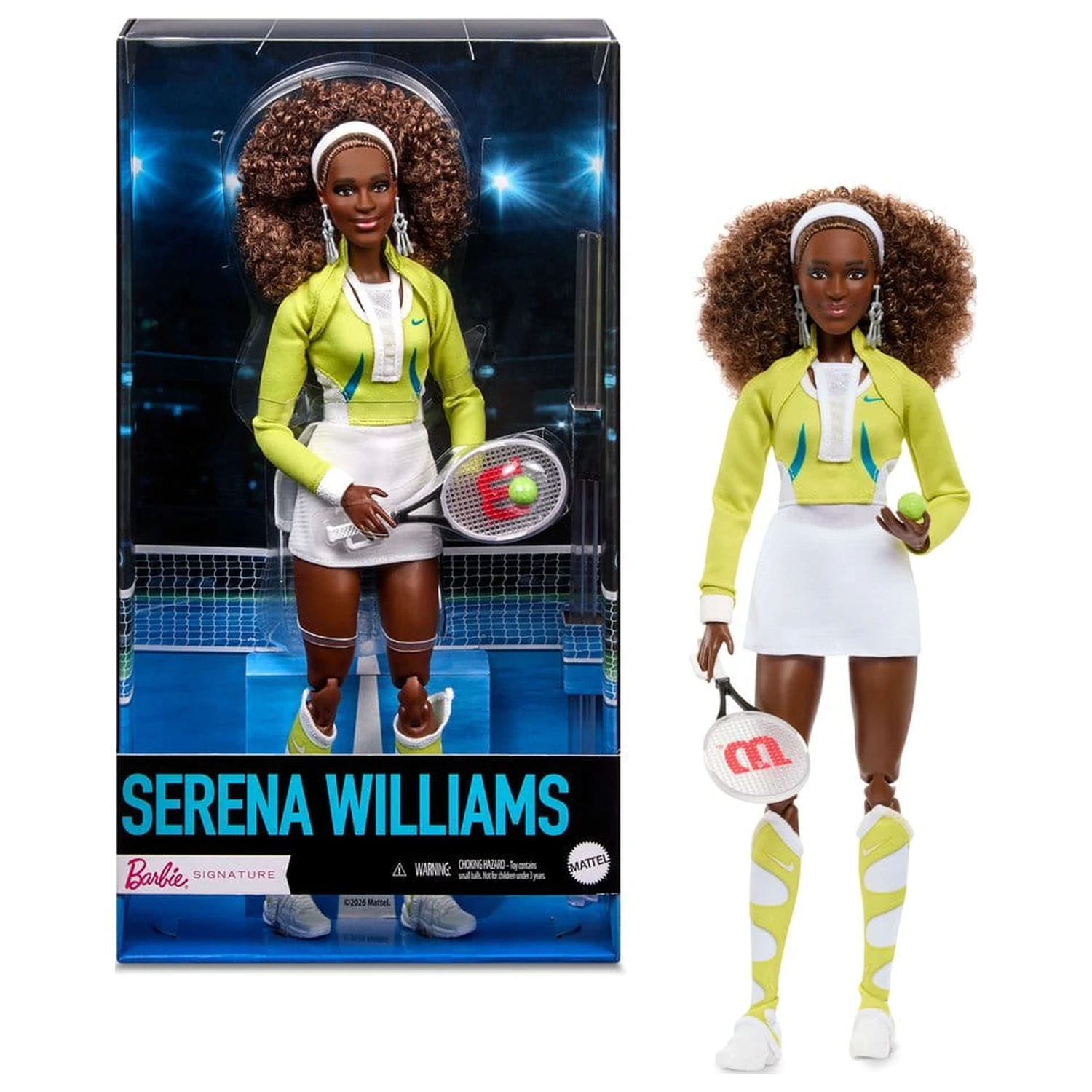 Barbie Signature Doll Serena Williams játék baba termékfotó