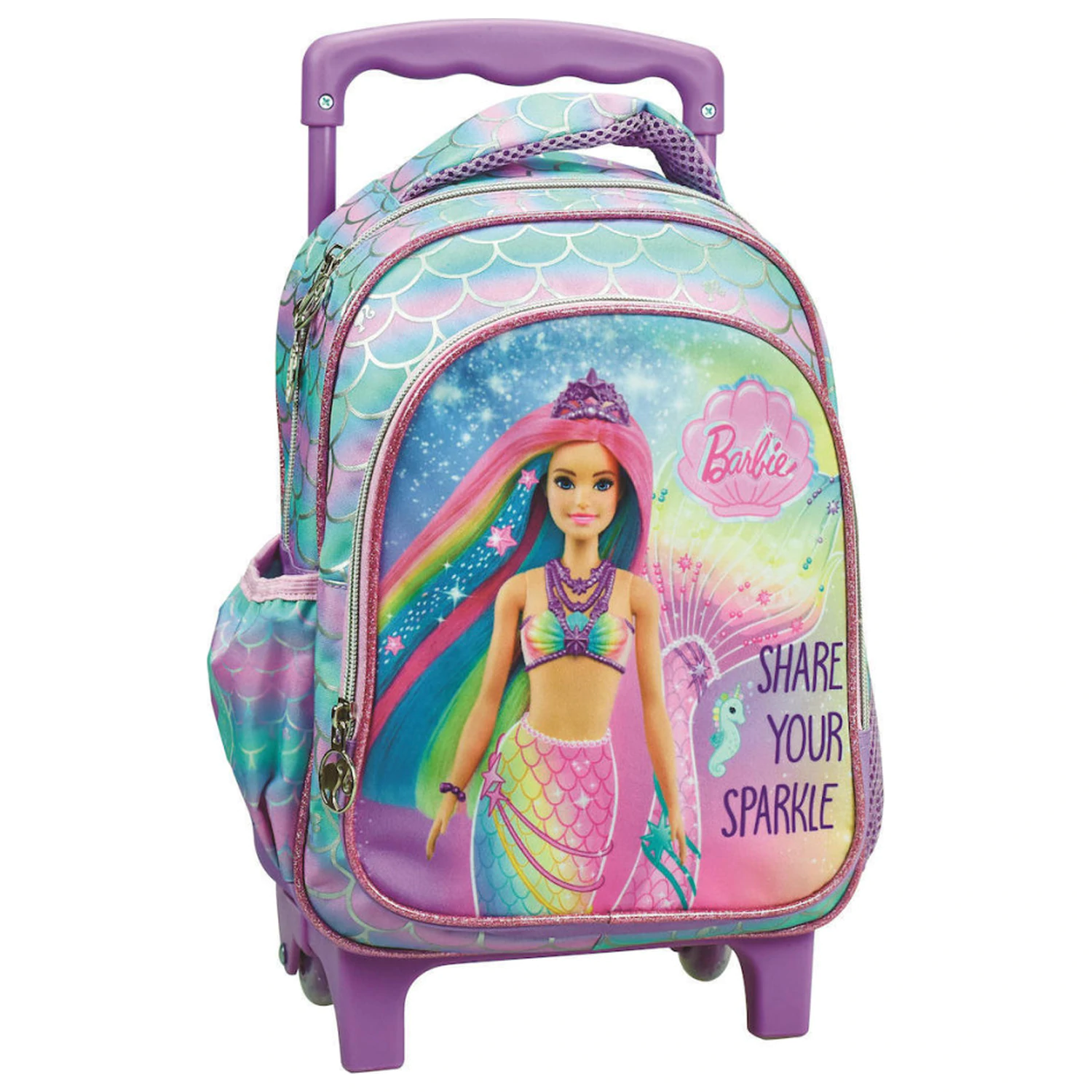 Barbie Sparkle gurulós ovis hátizsák, táska 30 cm termékfotó