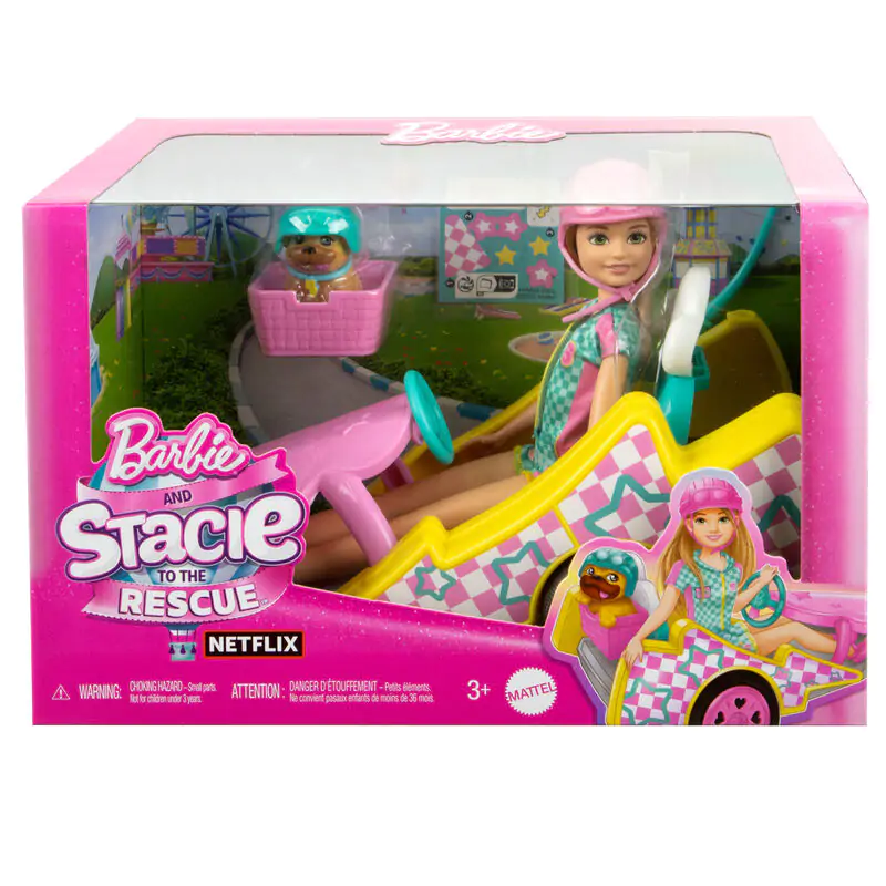 Barbie Stacie to the Rescue játék baba és jármű termékfotó