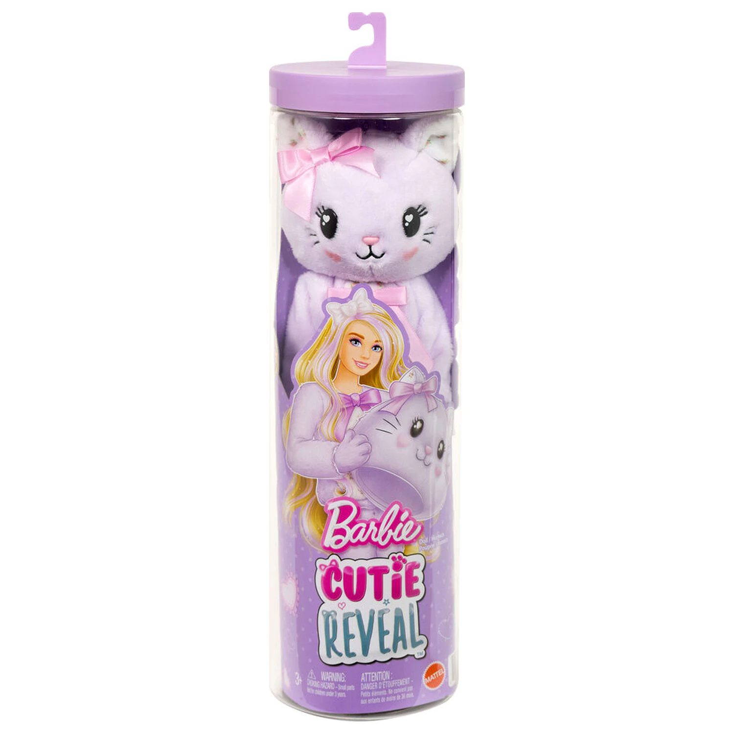 Barbie Sweet Ties Cutie Reveal Lilac Kitten játék baba termékfotó