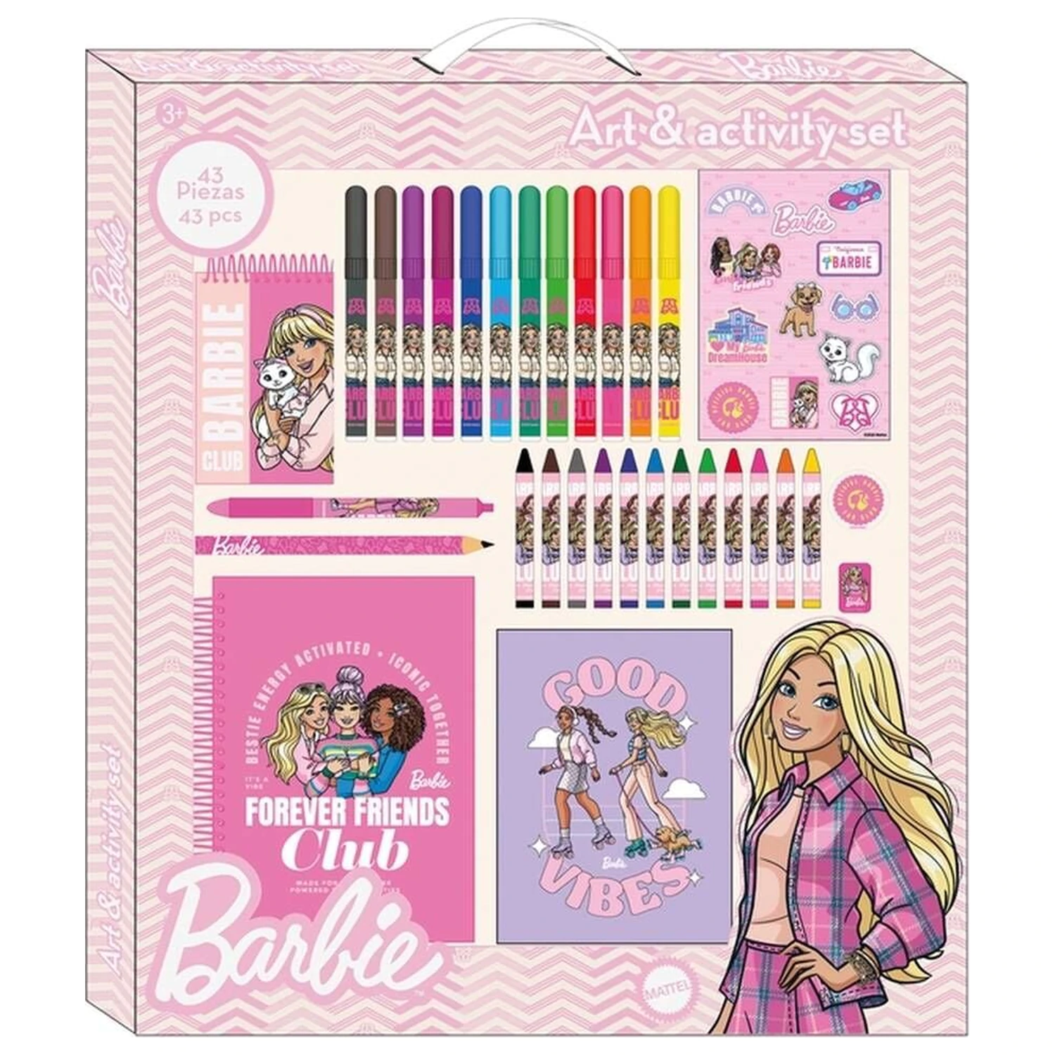 Barbie színező csomag 43db-os termékfotó
