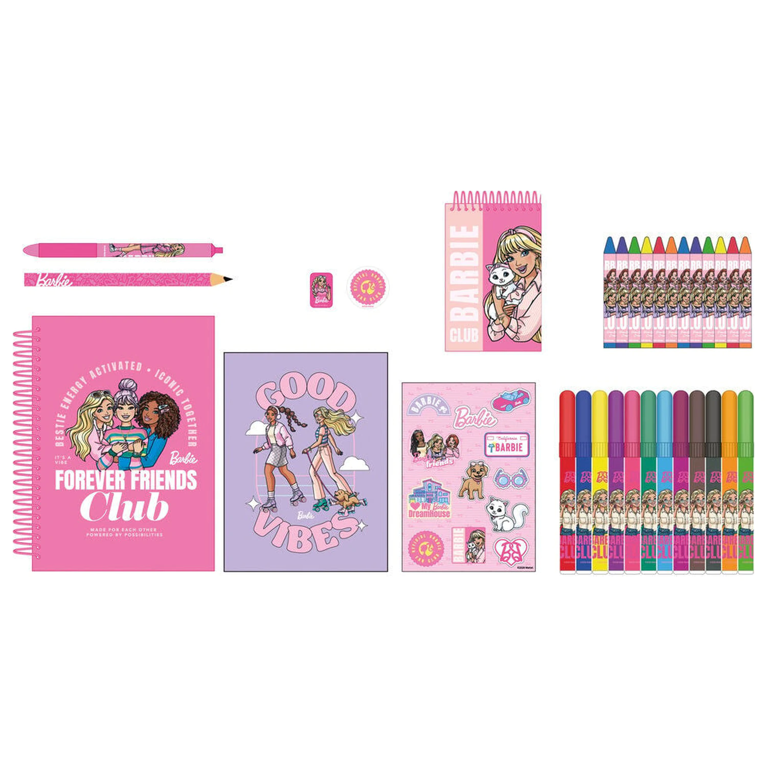 Barbie színező csomag 43db-os termékfotó