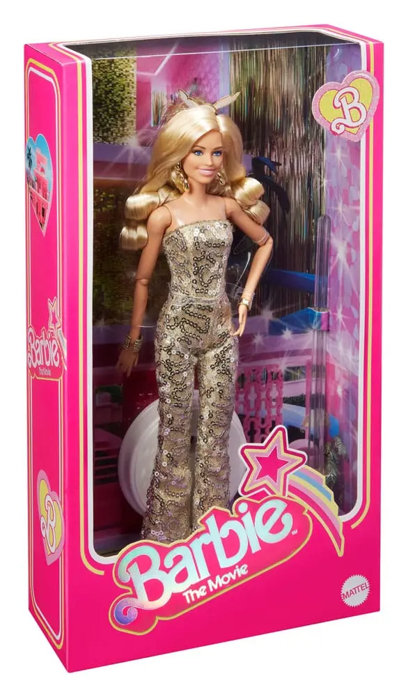 Barbie The Movie Barbie in Gold Disco Jumpsuit játék baba termékfotó