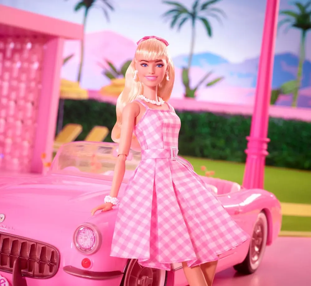 Barbie The Movie Barbie in Pink Gingham Dress játék baba termékfotó