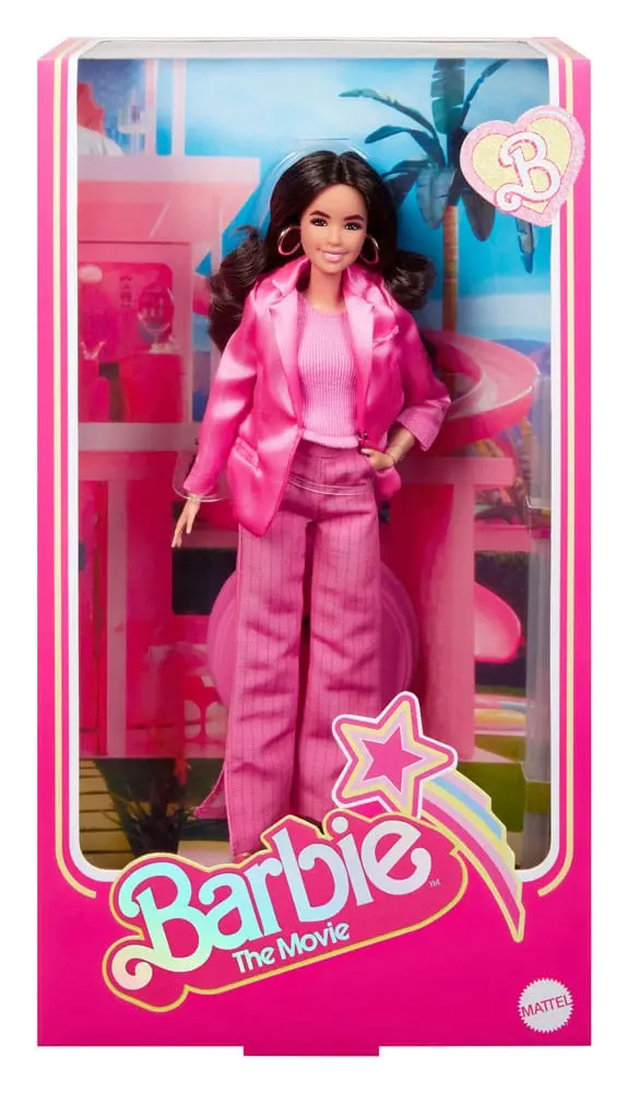 Barbie The Movie Gloria Wearing Pink Power Pantsuit játék baba termékfotó