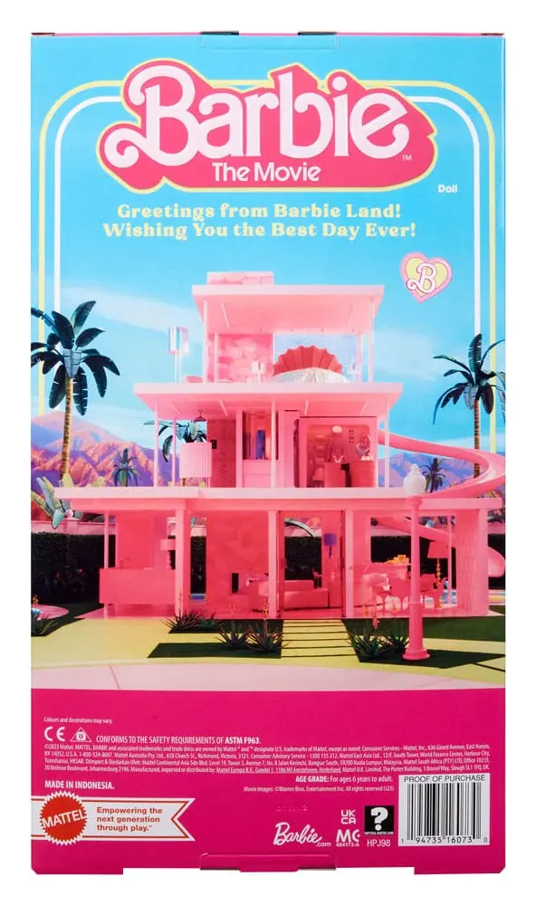 Barbie The Movie Gloria Wearing Pink Power Pantsuit játék baba termékfotó