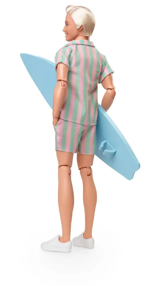 Barbie The Movie Ken Wearing Pastel Striped strand Matching Set játék baba termékfotó