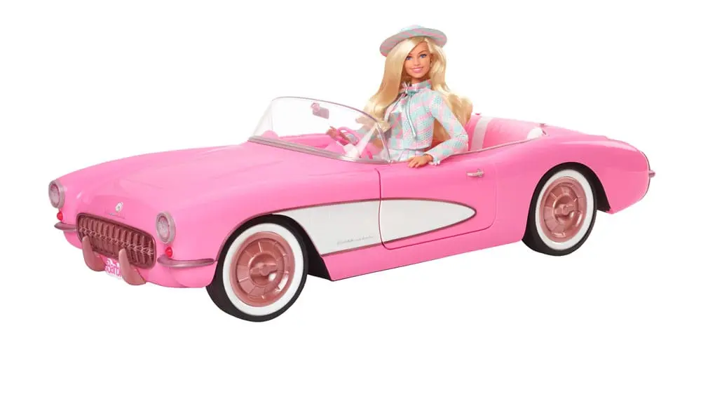 Barbie The Movie Pink Corvette Convertible jármű termékfotó