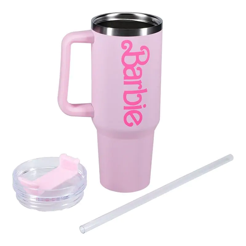 Barbie thermo pohár szívószállal 1200ml termékfotó