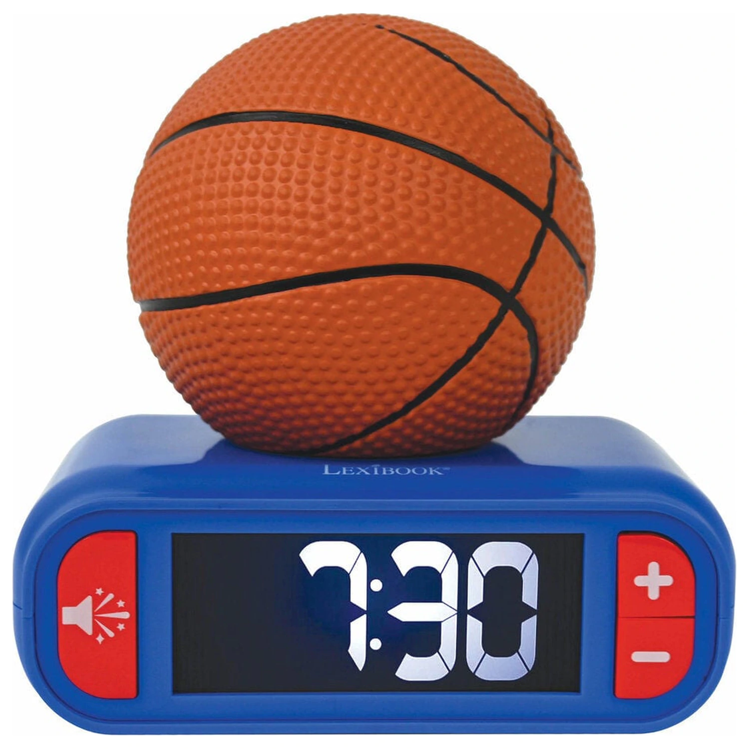 Basketball 3D éjszakai lámpa és ébresztőóra termékfotó