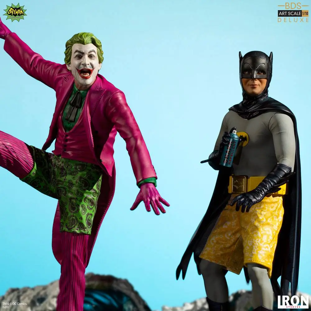 Batman 1966 Deluxe BDS Art Scale 1/10 The Joker szobor figura 23 cm termékfotó