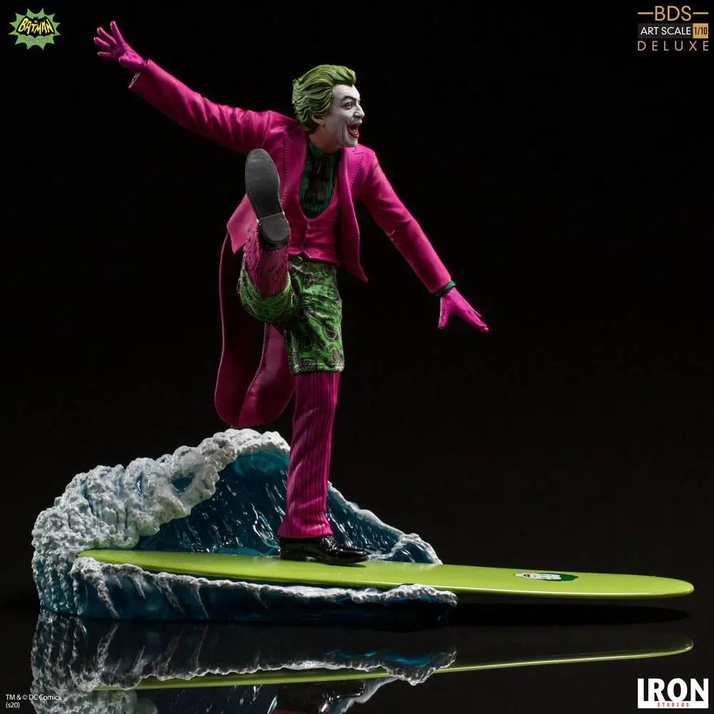 Batman 1966 Deluxe BDS Art Scale 1/10 The Joker szobor figura 23 cm termékfotó