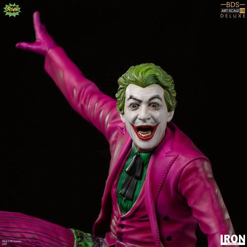 Batman 1966 Deluxe BDS Art Scale 1/10 The Joker szobor figura 23 cm termékfotó