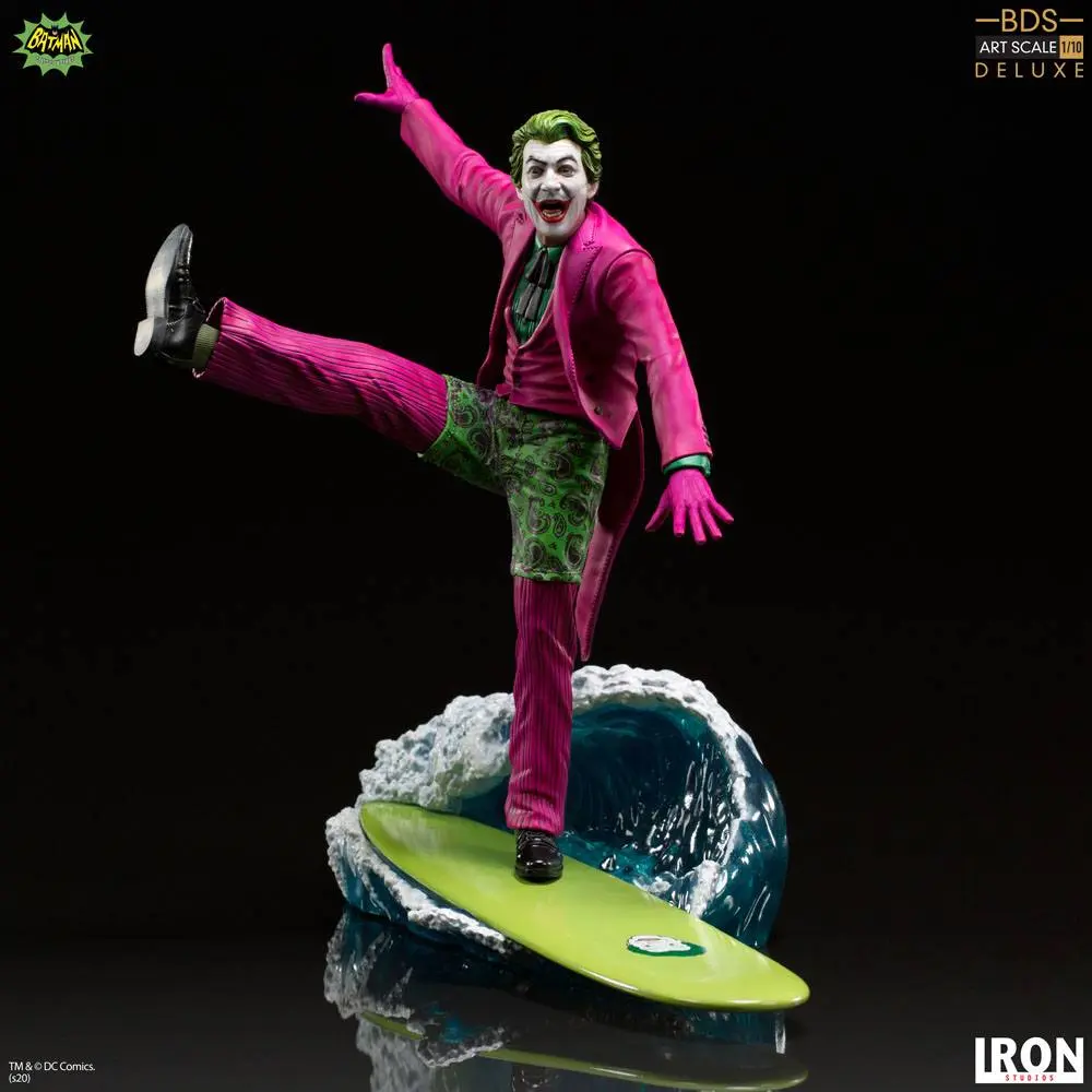 Batman 1966 Deluxe BDS Art Scale 1/10 The Joker szobor figura 23 cm termékfotó
