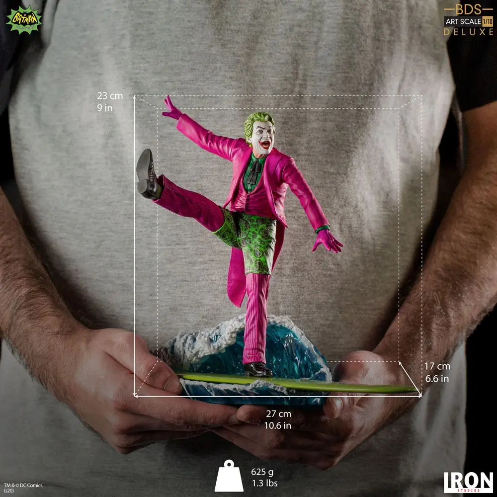 Batman 1966 Deluxe BDS Art Scale 1/10 The Joker szobor figura 23 cm termékfotó