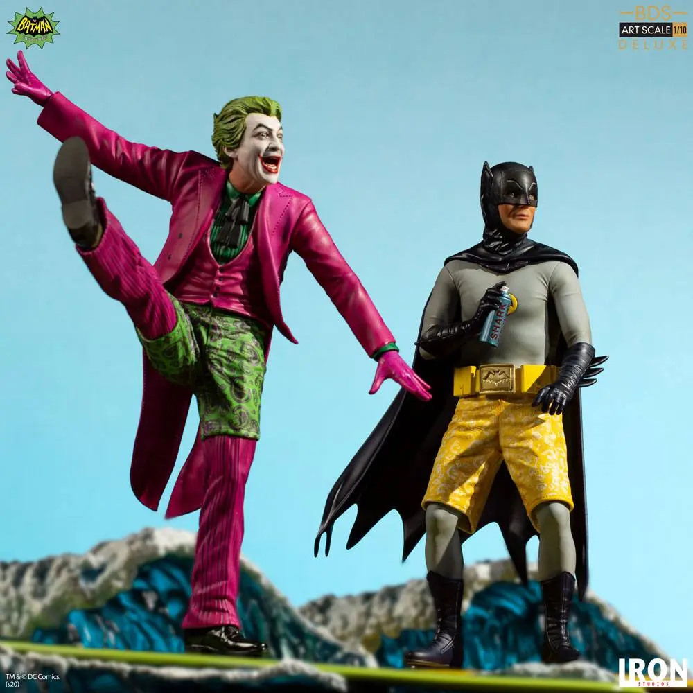 Batman 1966 Deluxe BDS Art Scale 1/10 The Joker szobor figura 23 cm termékfotó