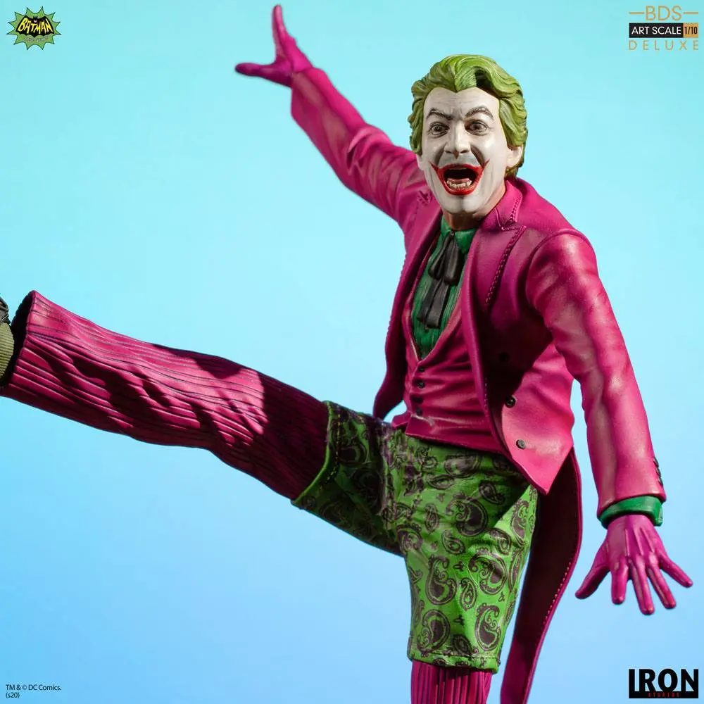 Batman 1966 Deluxe BDS Art Scale 1/10 The Joker szobor figura 23 cm termékfotó