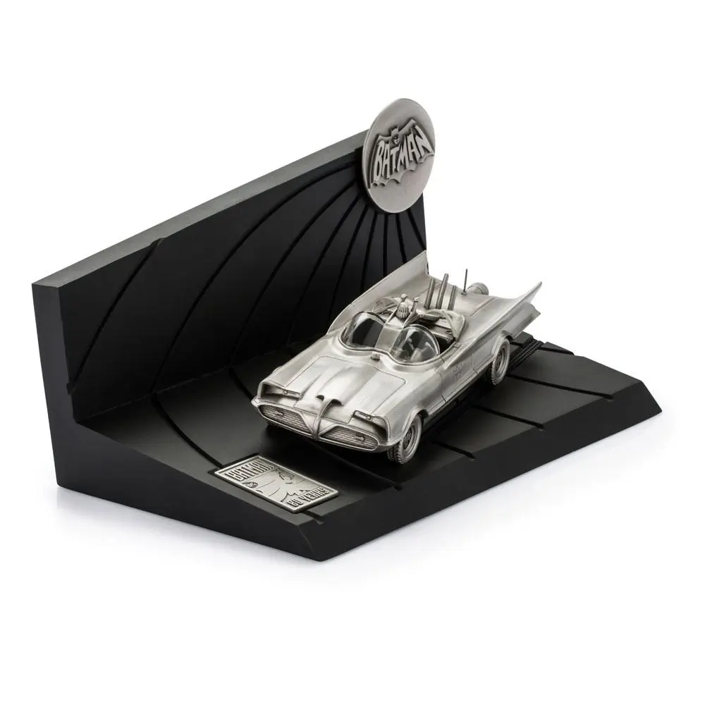 Batman 1966 Pewter Collectible Batman 80th Classic Batmobile Limitált kiadás szobor figura 19 cm termékfotó