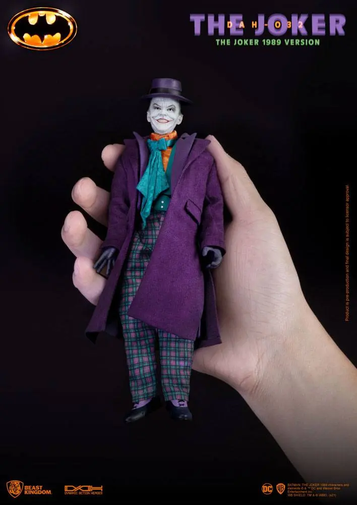 Batman 1989 Dynamic 8ction Heroes Action Figure 1/9 The Joker 21 cm termékfotó