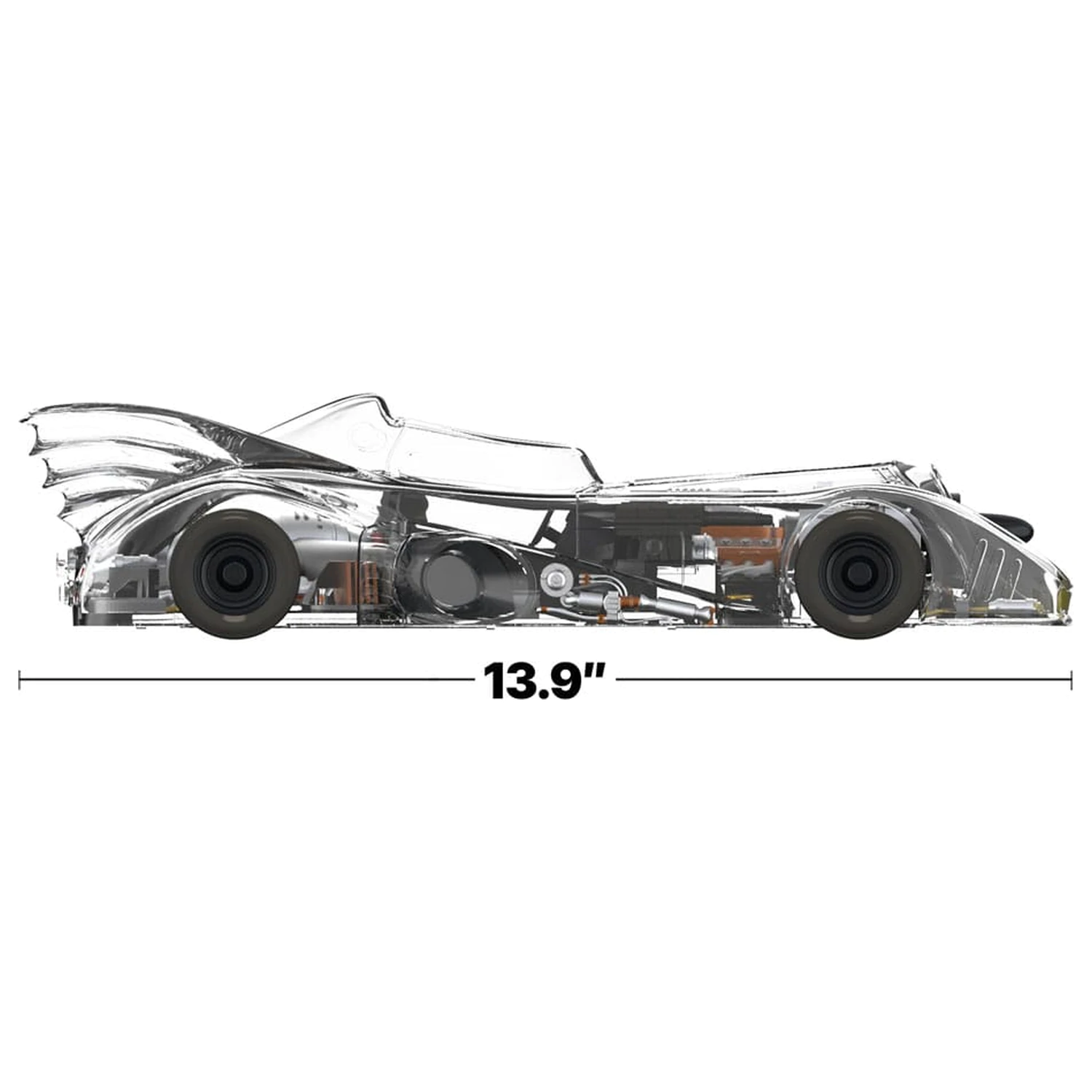 Batman 1989 Super Cyborg jármű Batmobile 1989 (Clear) 35 cm   termékfotó
